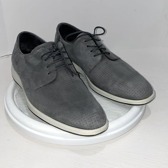 Ecco Walker Stock Point Men\'s Nubuck Suede Leather Tie Oxford Size 41 main image 5